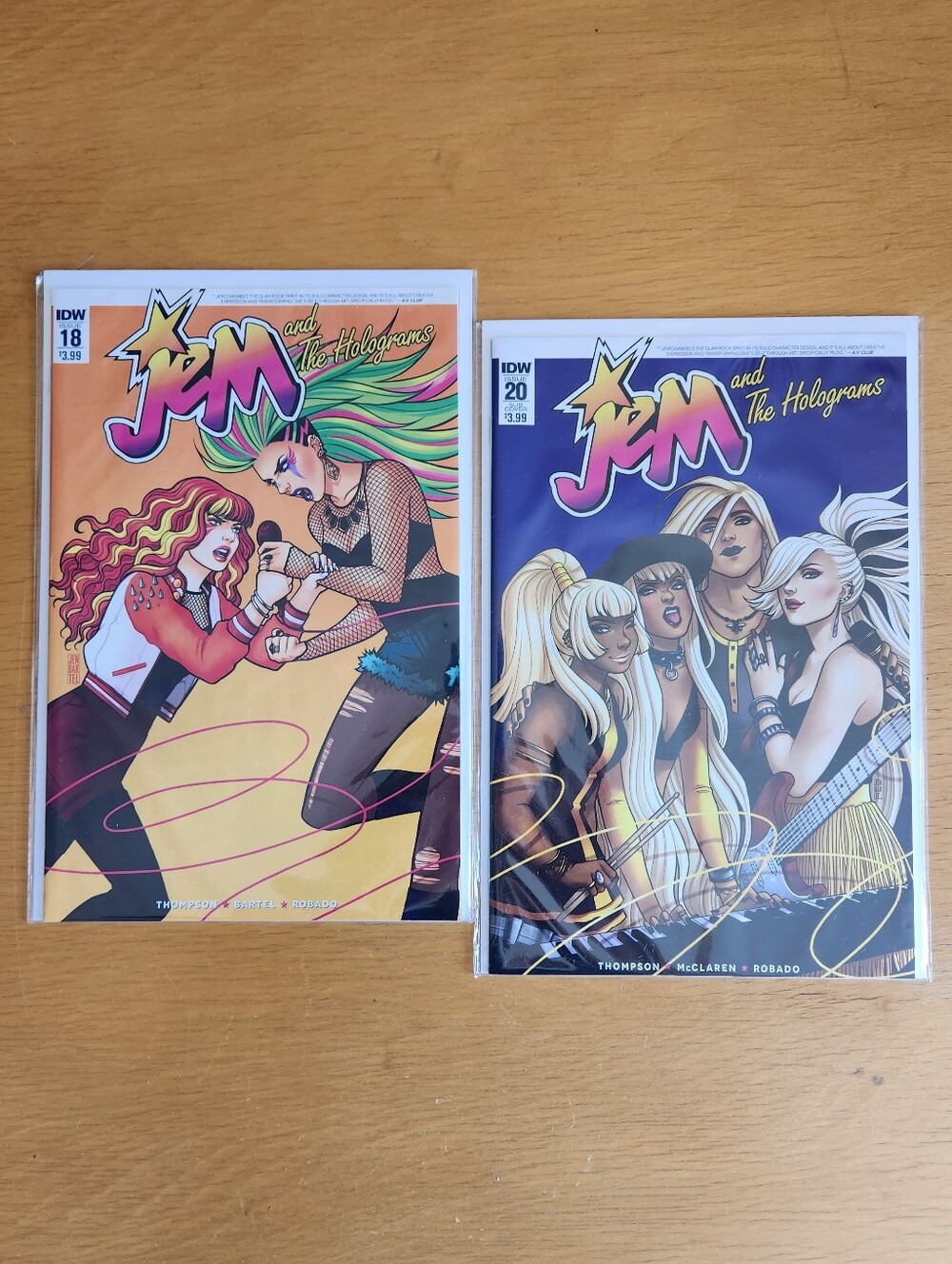 Jem and the Holograms #18, #20 - Comic Books (Lot of 2) 